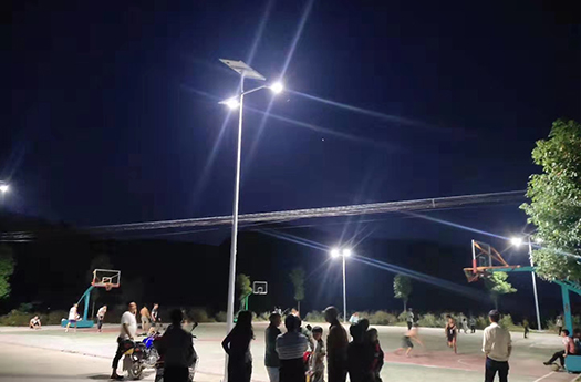 China Solar membawa lampu jalan luar bandar lampu projek