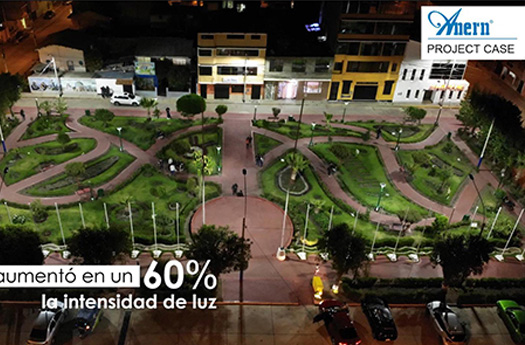 Projek lampu taman suria untuk 3 taman pusat di Peru