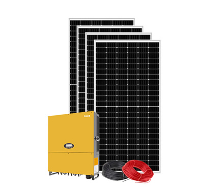 10KW-200KW tiga fasa sistem suria di Grid