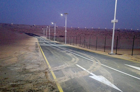 Projek lampu jalan kejuruteraan pulau Dubai