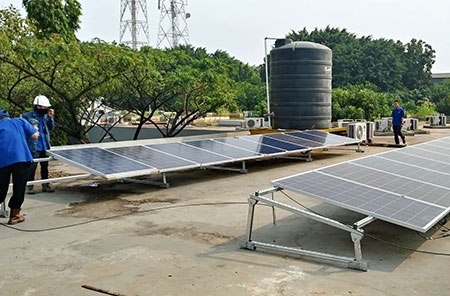 Projek sistem kuasa Solar 20KW untuk restoran di Indonesia