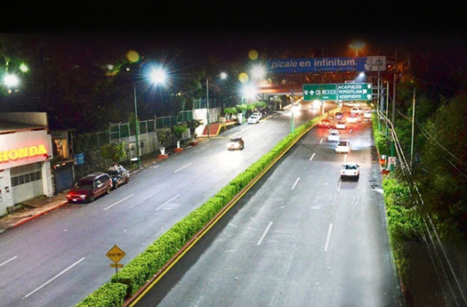 Projek lampu elektrik bandar raya Mexico untuk lebuh raya 6 lorong-5000 set lampu jalan LED