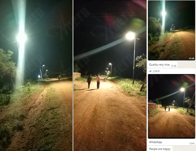 Lampu jalan suria bersepadu Anern