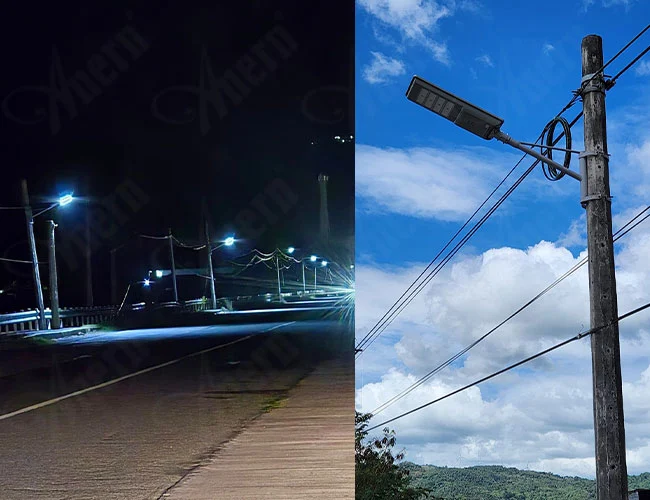 Lampu bersepadu suria Led