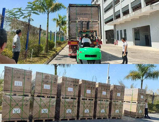 Panel suria bifacial Anern mono
