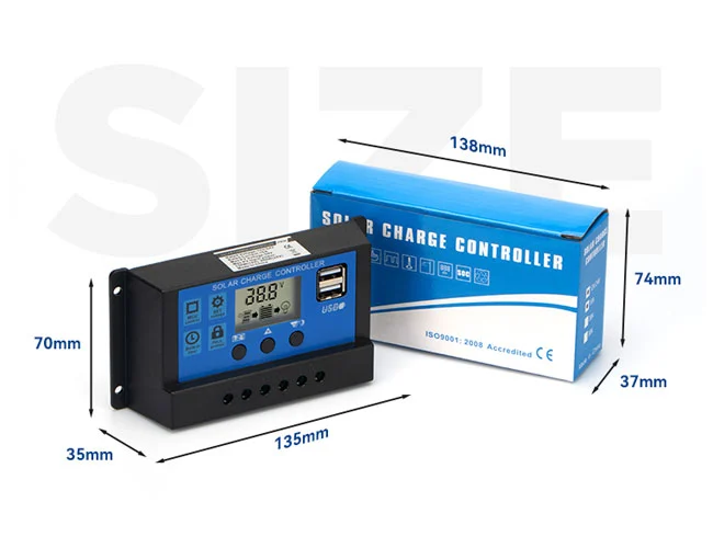Pengawal caj Solar PWM