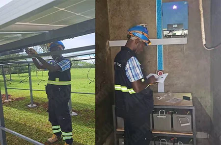 2.4KW & 10.2KW sistem kuasa Solar di Uganda