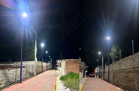 Mexico AN-SL-6000 semua dalam dua lampu jalan suria
