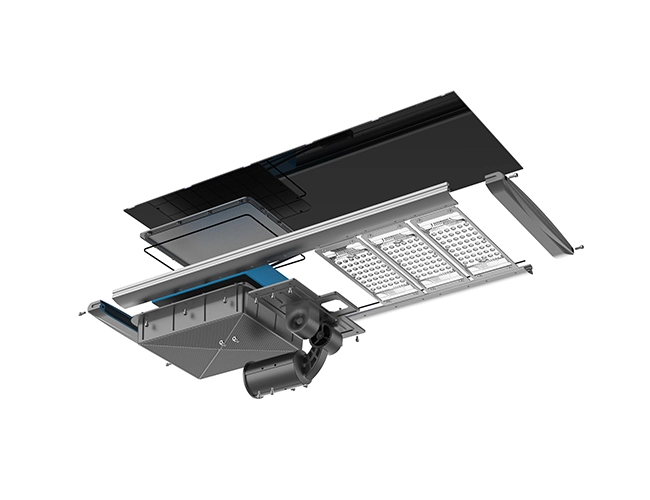 Semua dalam satu pengeluar lampu jalan suria