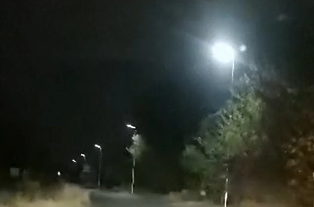 Botswana 332 set projek lampu jalan suria SLZ