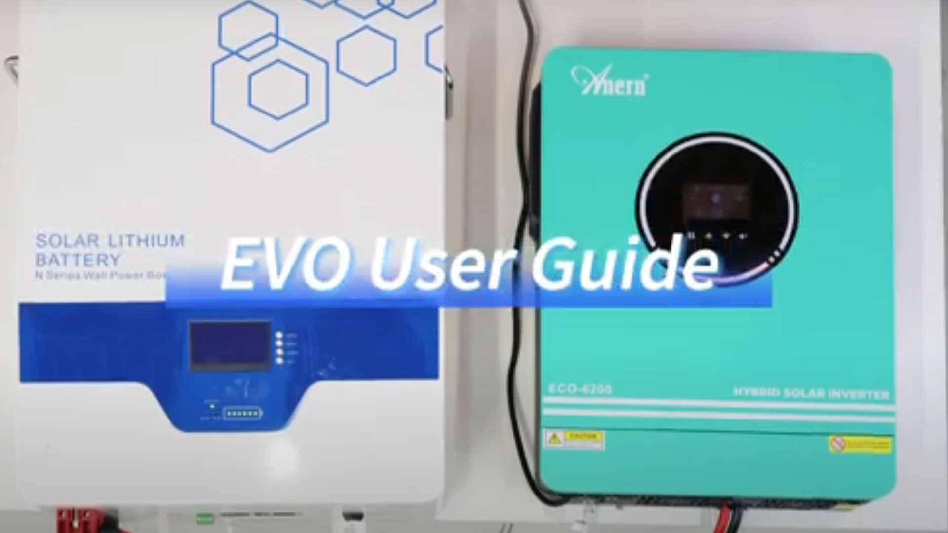 Tetapan komunikasi AN-EVO siri Inverter dan N siri litium bateri