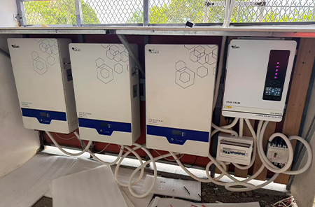 7 set sistem kuasa Solar 10.2KW di kepulauan Solomon