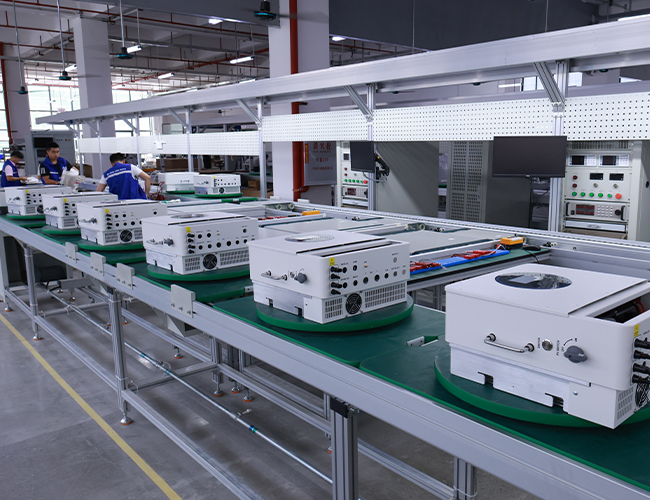 6KW IP65 fasa tunggal On/Off Grid hibrid Solar Inverter (AN-HYI)